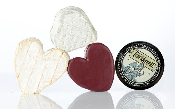 Take a look at Pong Cheese's Heart Shaped Box, just the thing for cheese lovers!