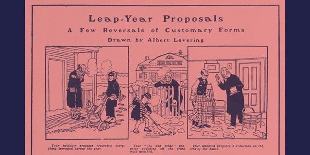 This February, the Archive took a look into the tradition of leap year proposals.  Read all about it here!