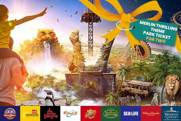Take a look at this offer: Merlin Thrilling Theme Park Tickets for Two