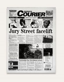 The Warwick Courier gave the latest news from the town of Warwick