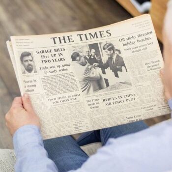 How about an Original Newspaper From The Day You Were Born?