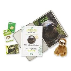 You could adopt an animal for the animal lover in your life, such as a sloth