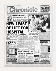 The Walsall Chronicle had news of a new lease of life for the hospital