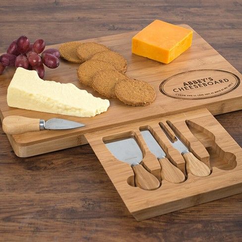 Getting Personal have a Personalised Large Rectangular Wooden Cheeseboard