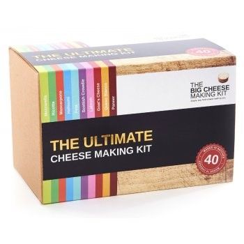 There are Cheese Making Kits so that you can make cheese at home!