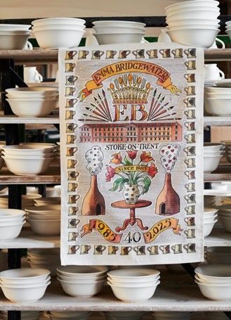 The Emma Bridgewater 40 Years Tea Towel is £13.00