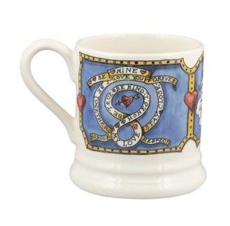 This is the Valentines Mine Forever 1/2 Pint Mug