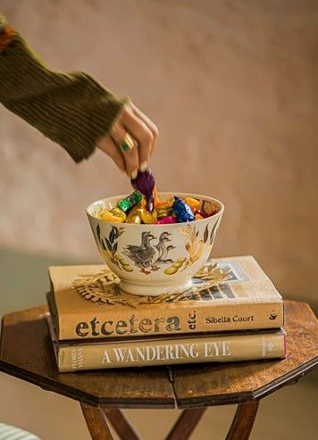 There's a 12 Days Of Christmas Six Geese A-Laying Medium Old Bowl - Club Exclusive