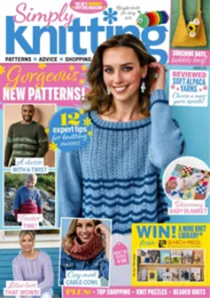 How about a subscription to a knitting magazine such as Simply Knitting?