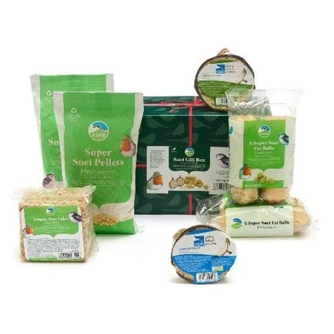 The RSPB has this RSPB Suet gift box for £24.00 June 2026 RSPB Suet gift box