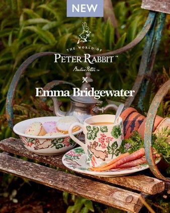 Click here to see the new Emma Bridgewater's Peter Rabbit&trade; collection! 