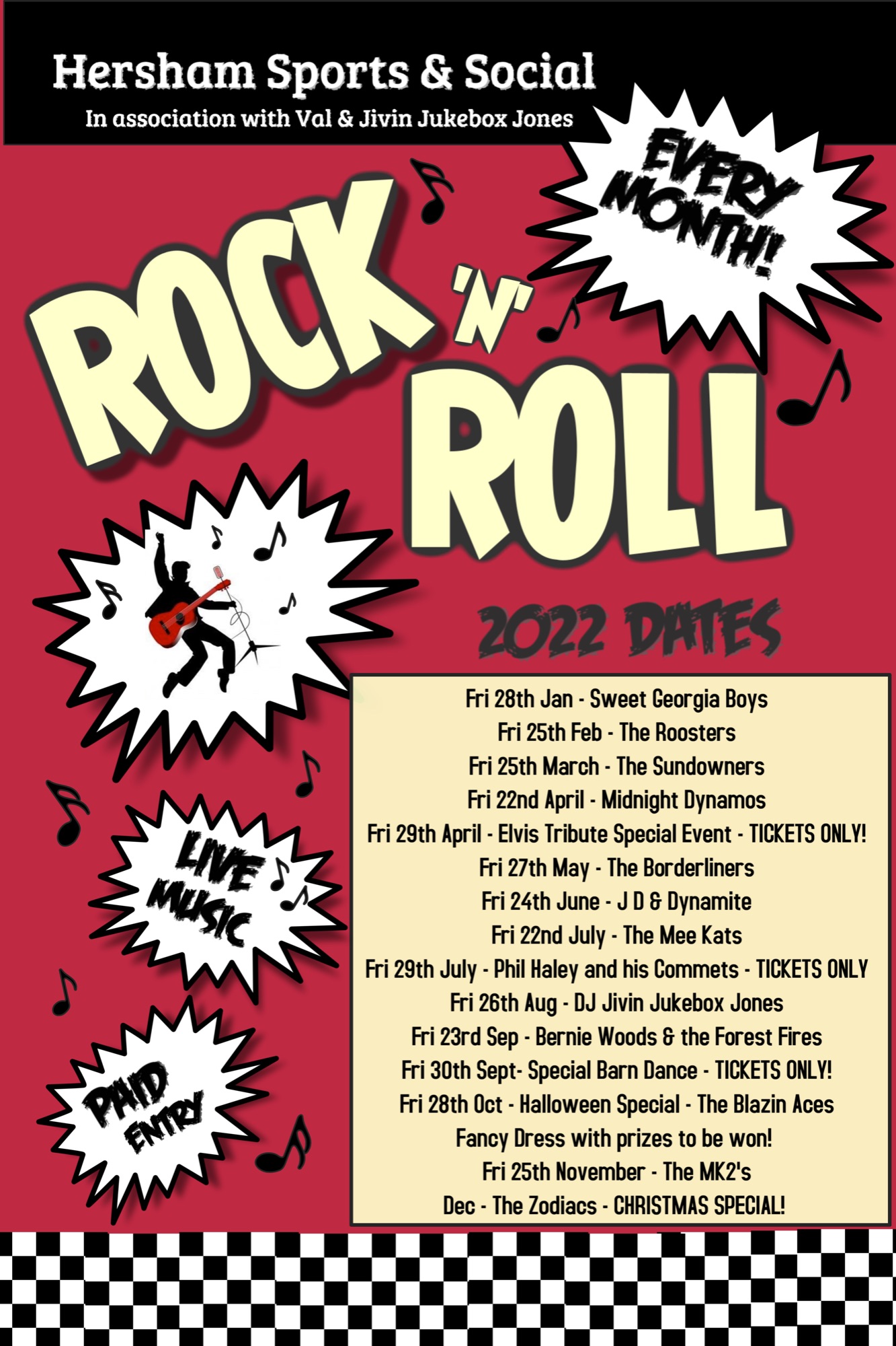 Rock n Roll Poster- 2022-3