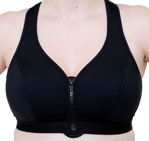 LG 444 - ZIPPED SPORTS BRA 34D to 46J. 10 PCS - £7.95 each