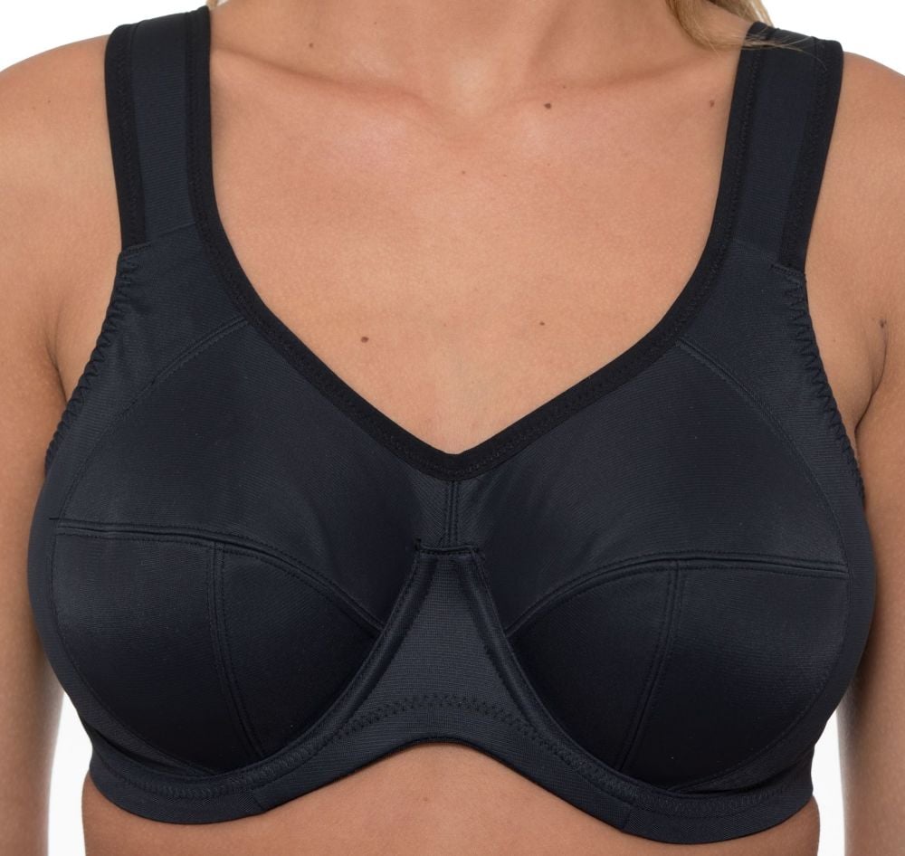 LG777B - UNDERWIRED SPORTS BRA 34D to 46J. 50 PCS - £8.25 each