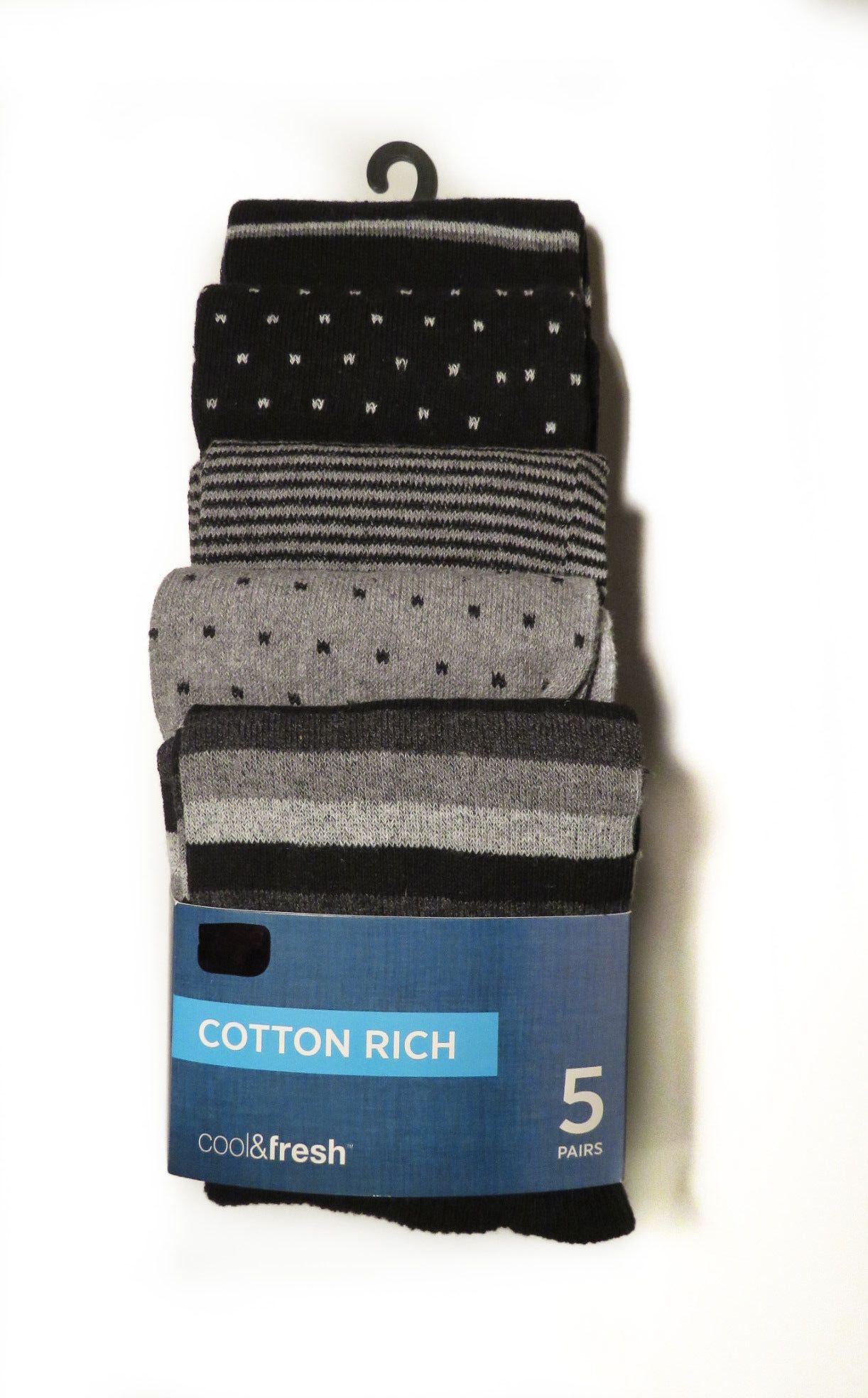 NEXT 5 pack Grey and Black socks
