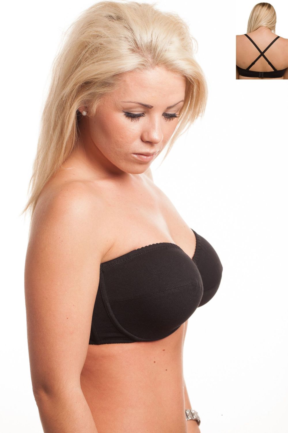 MW295 - 30 COTTON Strapless Bras - only £3.60 Each