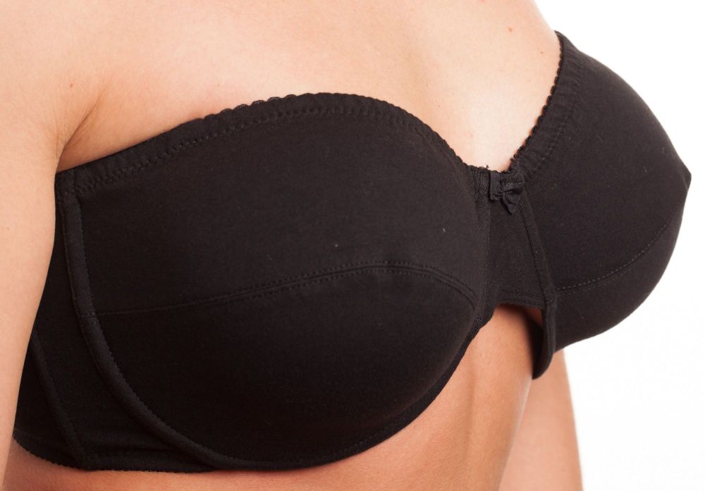 MW295 - 50 COTTON Strapless Bras - only £4.80 Each