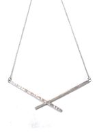 Silver Abstract Necklace