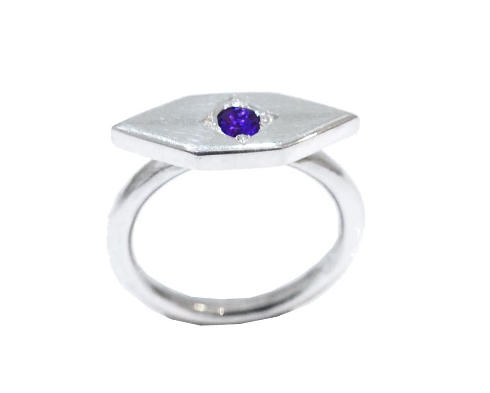 Orchid Gemstone Ring