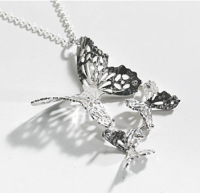 Butterfly Effect Silver Pendant