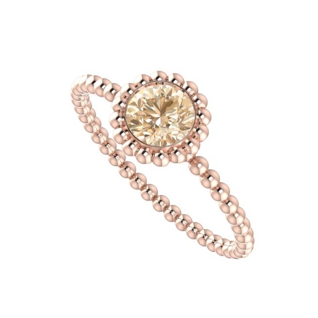 Alto Majestic Ring - Rose Gold and Chocolate Diamond.