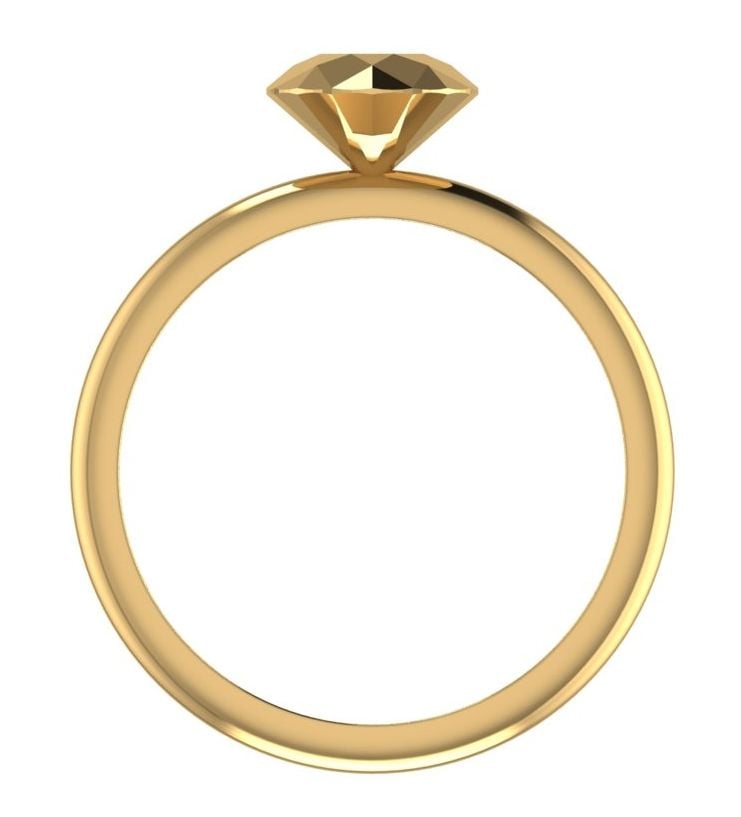 Viva - Gold Diamond Rock Ring