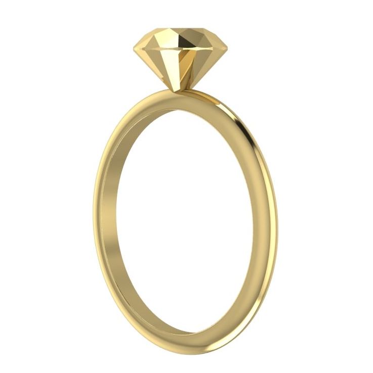 Viva - Gold Diamond Rock Ring