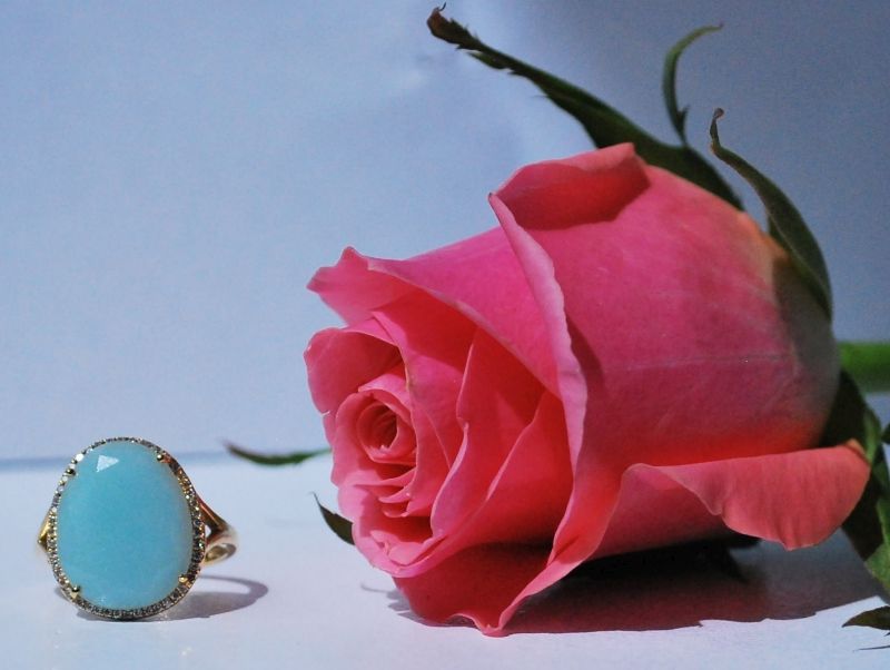Blue Light Gemstone Ring