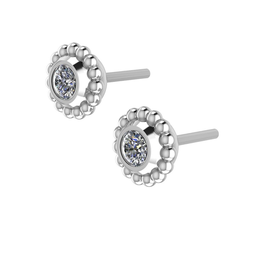 Diamond Mini Alto Earrings