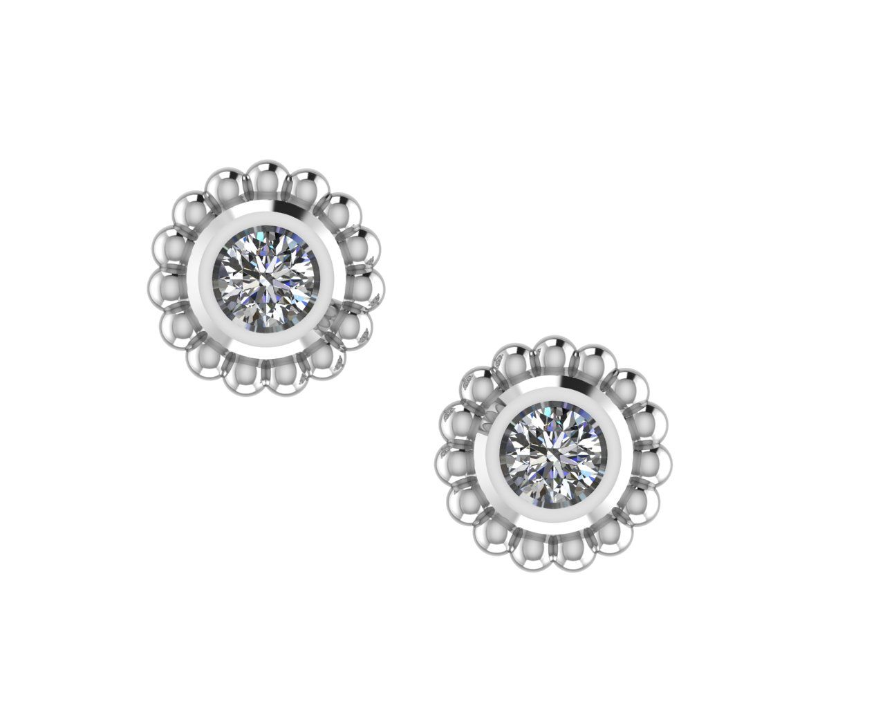 alto mini diamond earrings