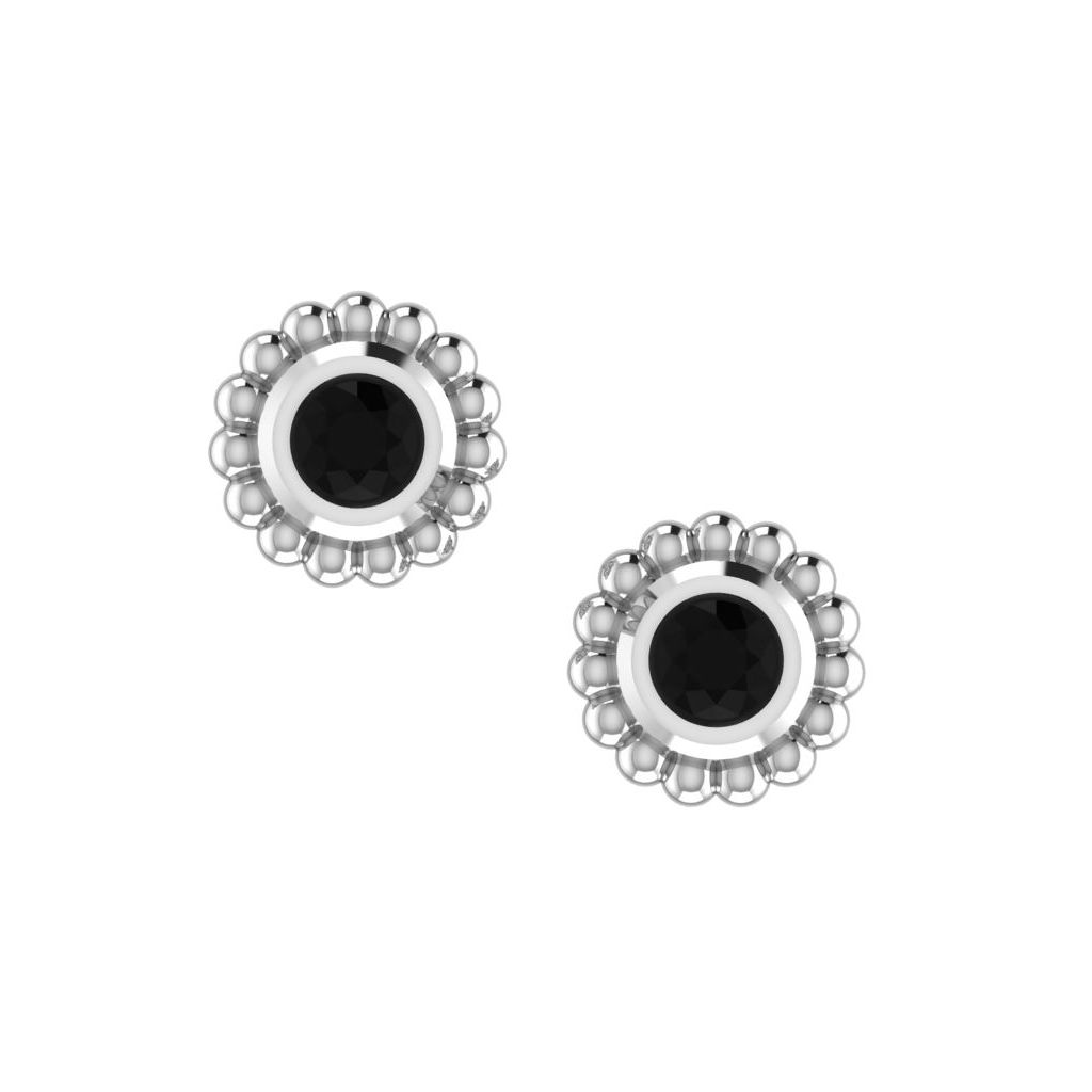 Black Diamond Mini Alto Earrings
