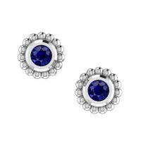 Blue Sapphire Mini Alto Earrings