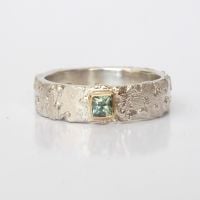 Rivda Princess Cut Sapphire Ring