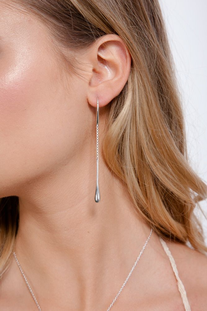 Rose Gold Drop Earrings