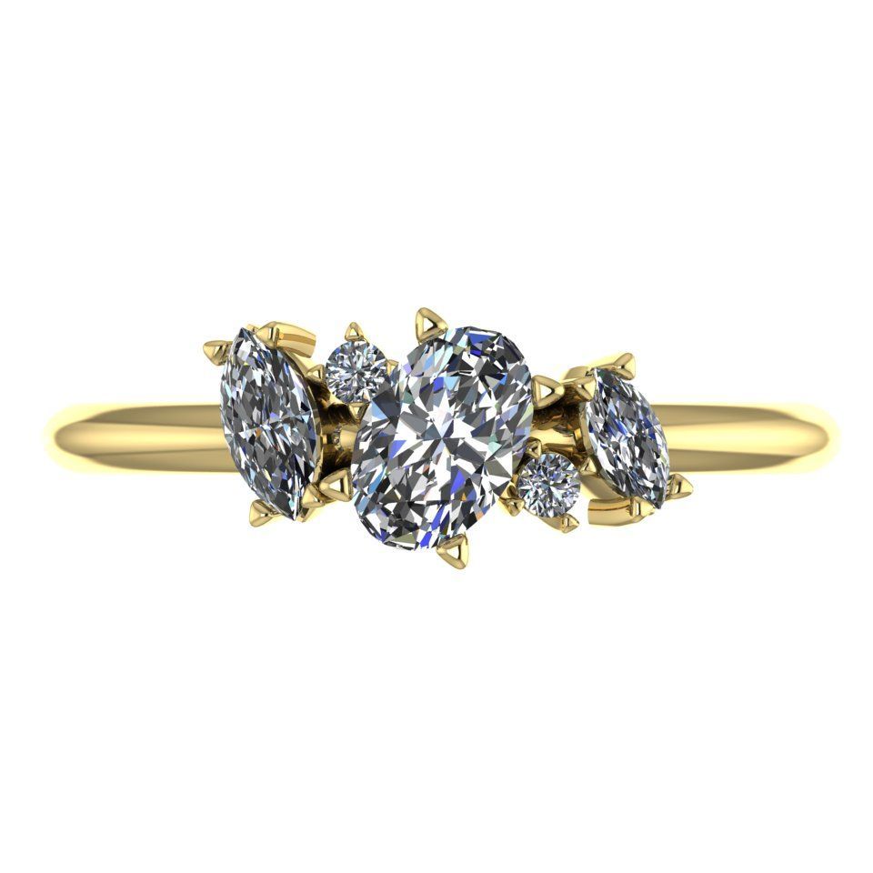 Atlantis: Diamond & Yellow Gold