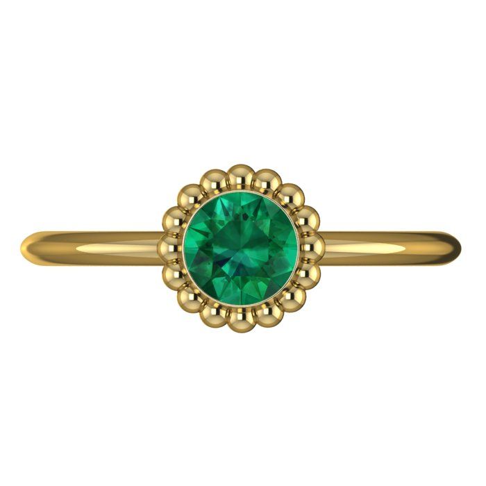 Alto, Yellow Gold and Emerald