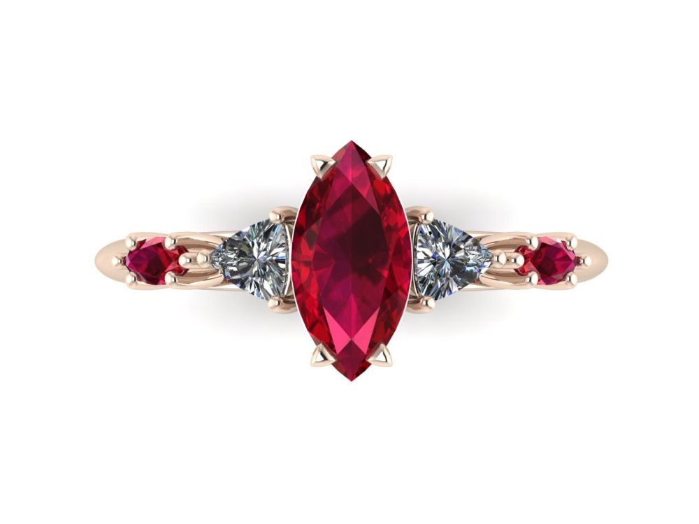 Maisie Marquise: Ruby & Diamonds