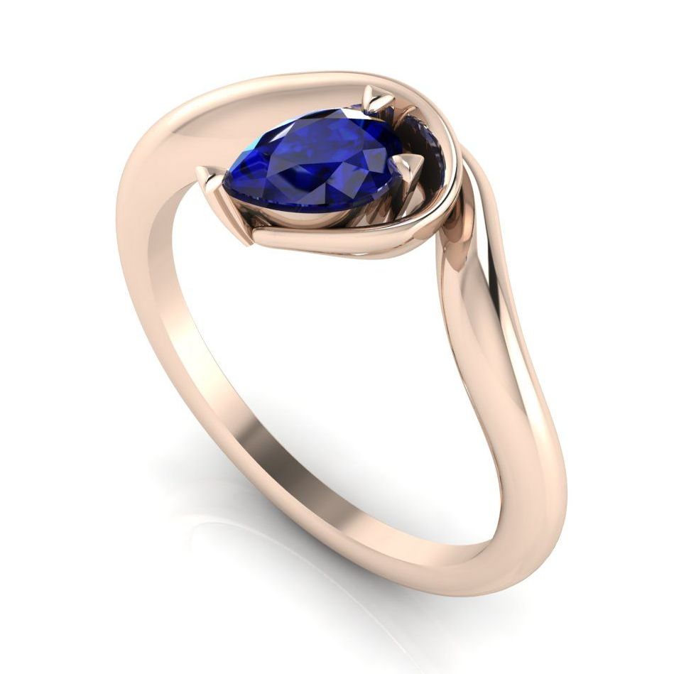 Enchanted: Sapphire & Rose Gold