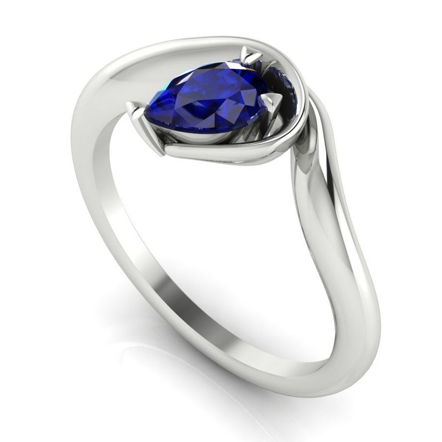 Enchanted: Blue Sapphire & White Gold