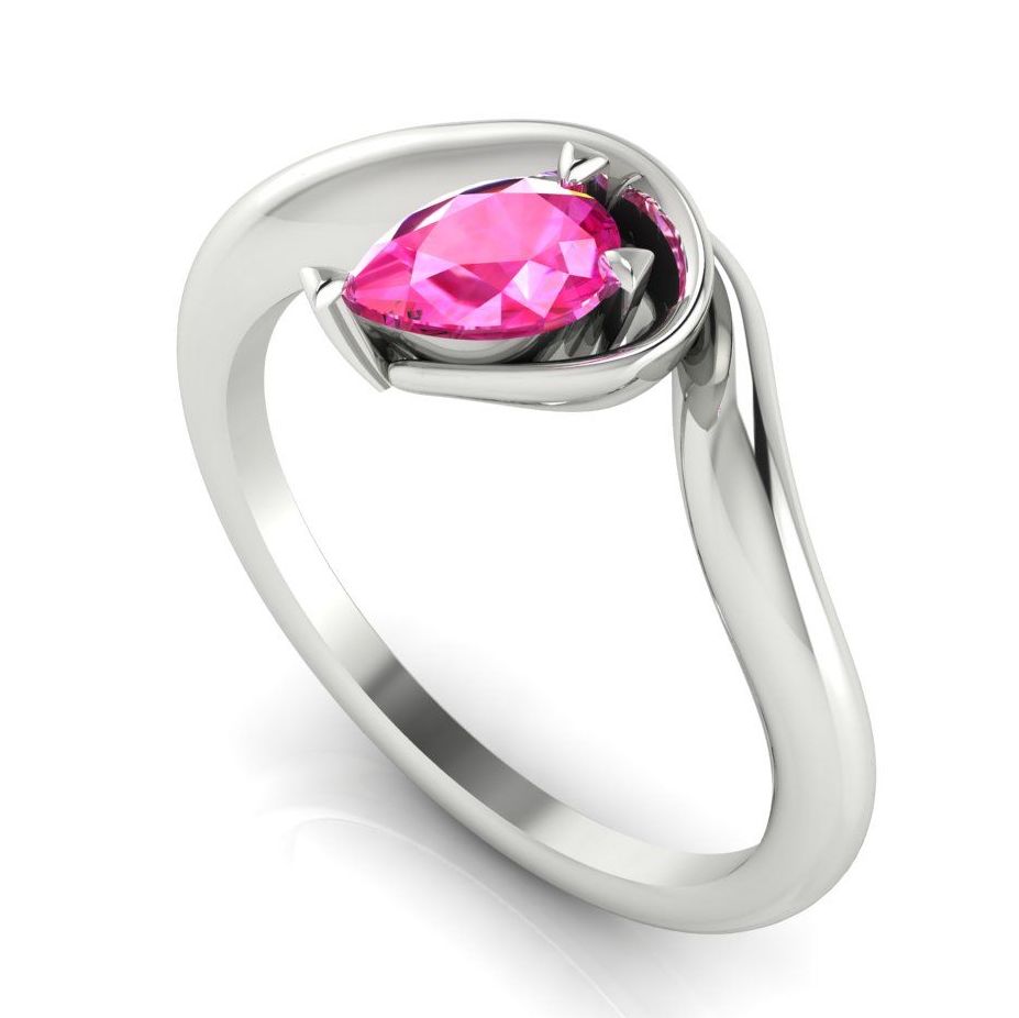 Enchanted: Pink Sapphire & White Gold