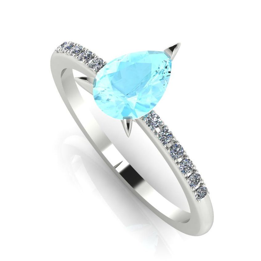 Calisata: Aquamarine & Diamond