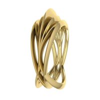 Infinity Armour Ring - 18 Carat  Yellow Gold