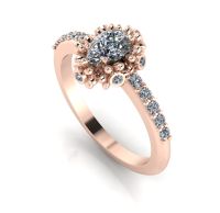 Garland: Diamonds & Rose Gold Ring