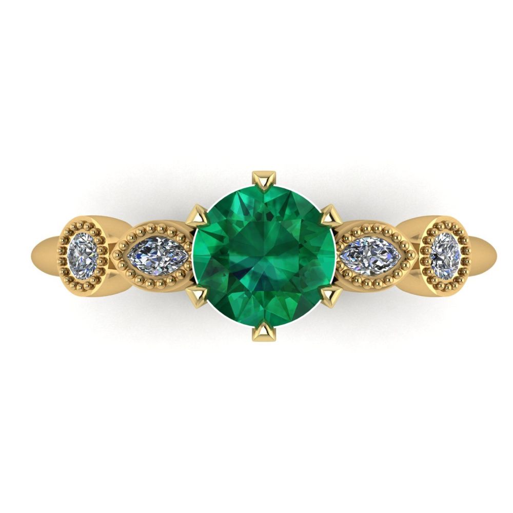 Milena - Emerald and Diamonds