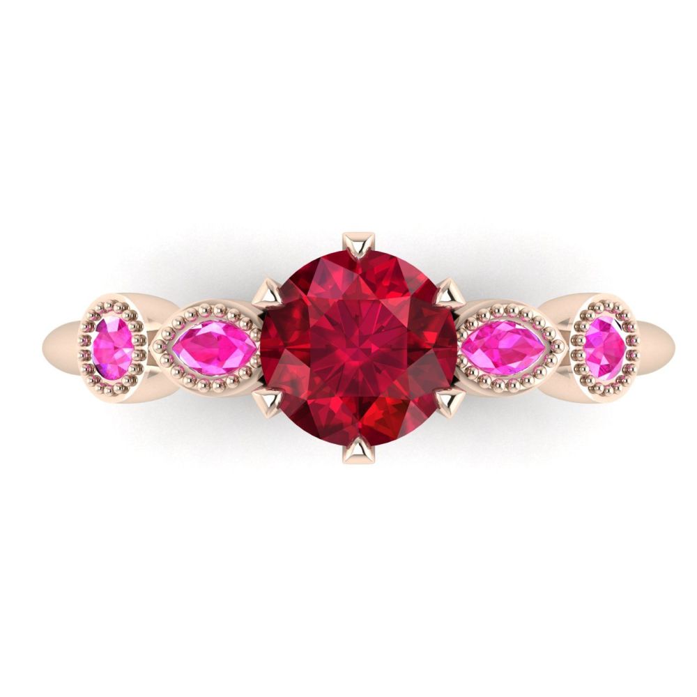 Milena Rose - Ruby and Pink Sapphires