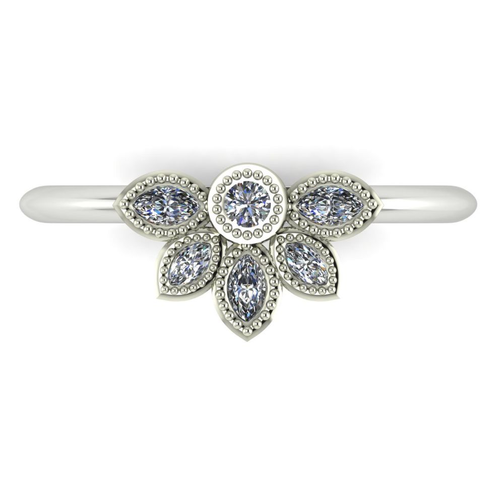 Astraea Liberty Diamonds & White Gold Ring