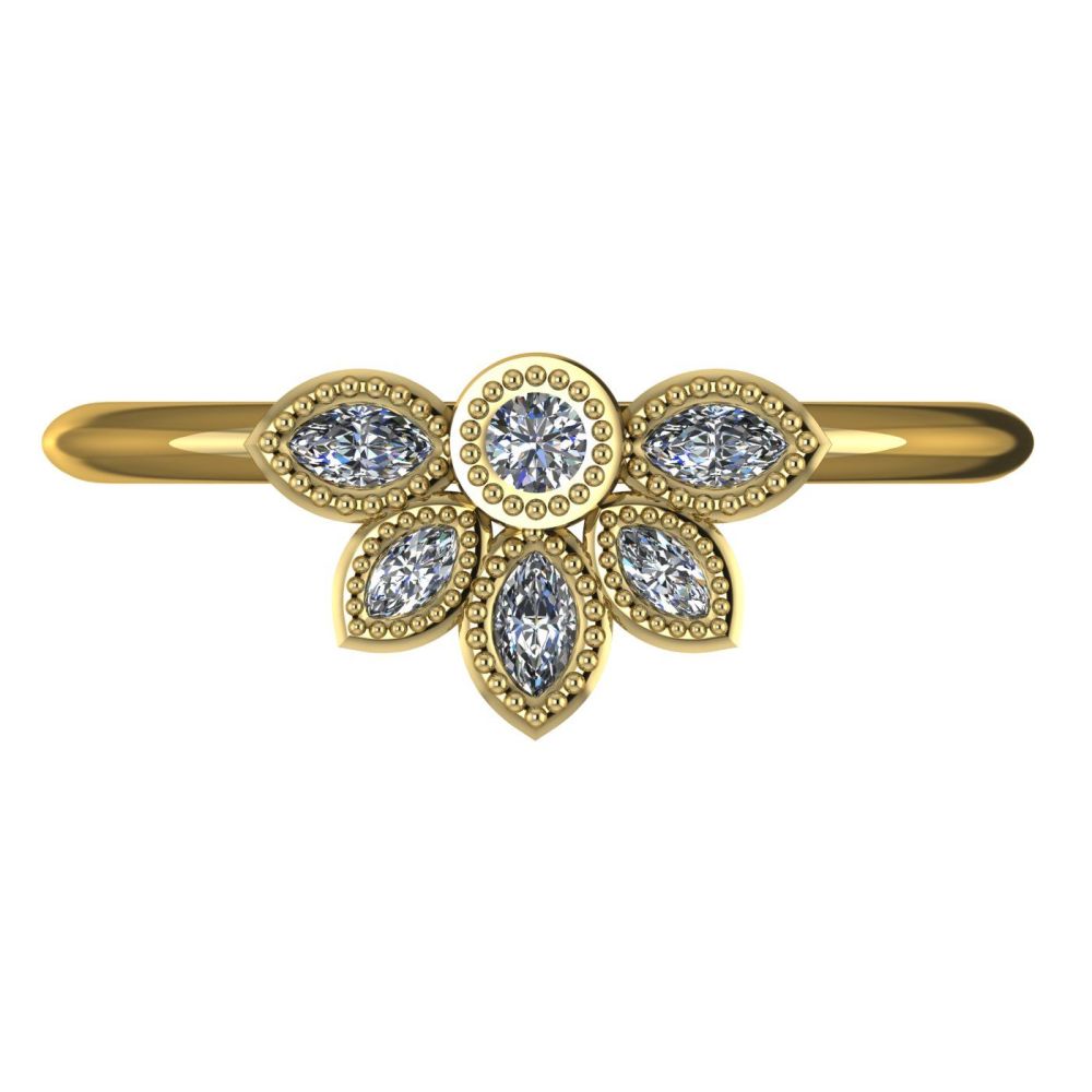 Astraea Liberty Diamonds & Gold Ring