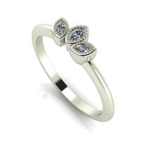 Astraea Echo - Diamonds & White Gold Ring