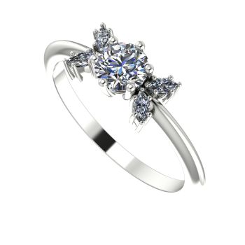 Flutterby  Diamond & White Gold Ring