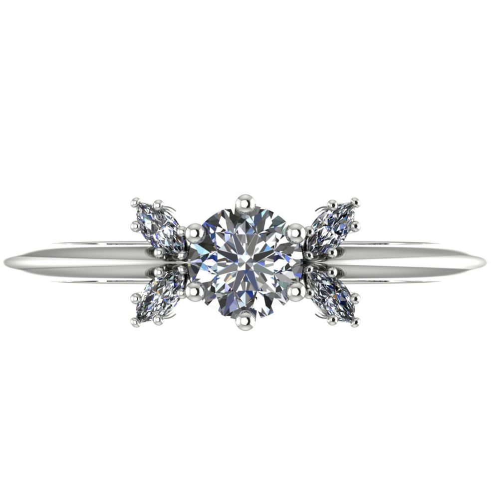 Flutterby  Diamond & White Gold Ring